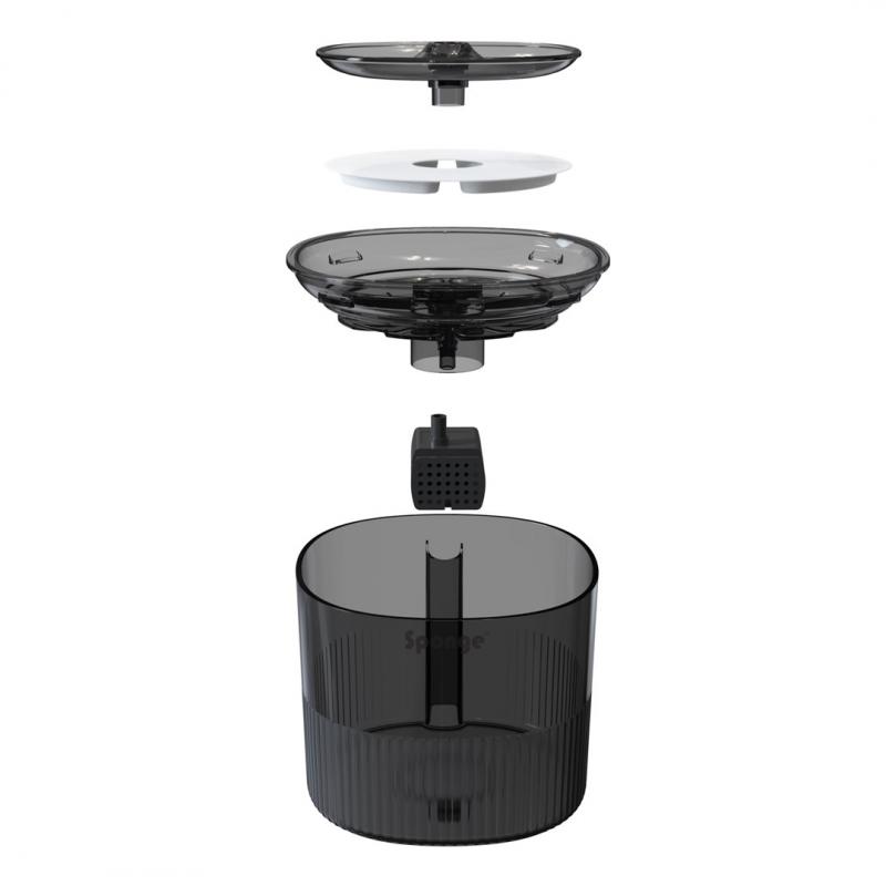 SPONGE Pet Fountain - bebedero automático para mascotas – 1,8l