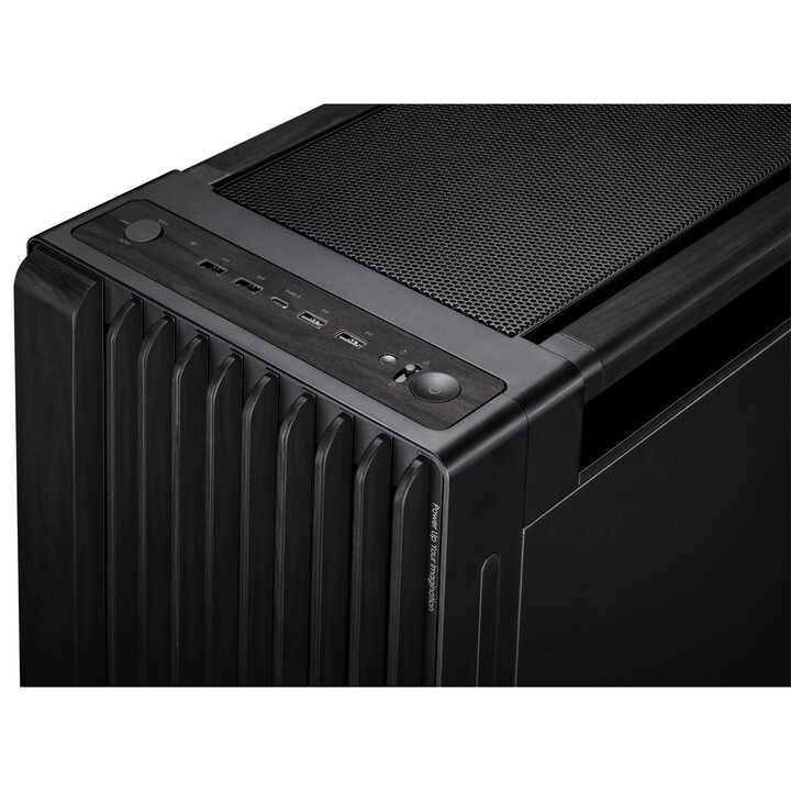 ASUS ProArt PA602 Wood Edition – Metal Panel Midi Tower Black