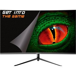 Écran de jeu Keep Out XGM24CV3 24 pouces incurvé, 1920 x 1080, HDMI-VGA, 1 ms, 2 haut-parleurs 3 W