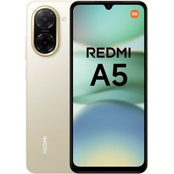 Xiaomi Redmi A5 4G Smartphone, 4+128GB, Gold, 6.88 Large Display, 32MP Main Camera, 5200mAh Battery