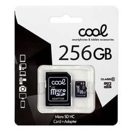 COOL X256 tarjeta de memoria microSD con adaptador 256 GB Clase 10