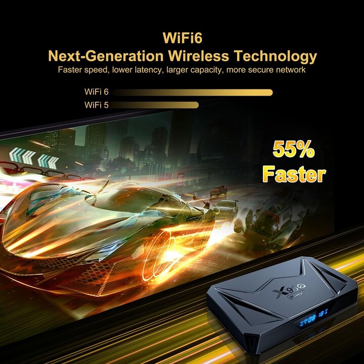 X96Q Pro Plus H728 4GB/32GB Wifi Dual Android 14 Schwarz - Android TV