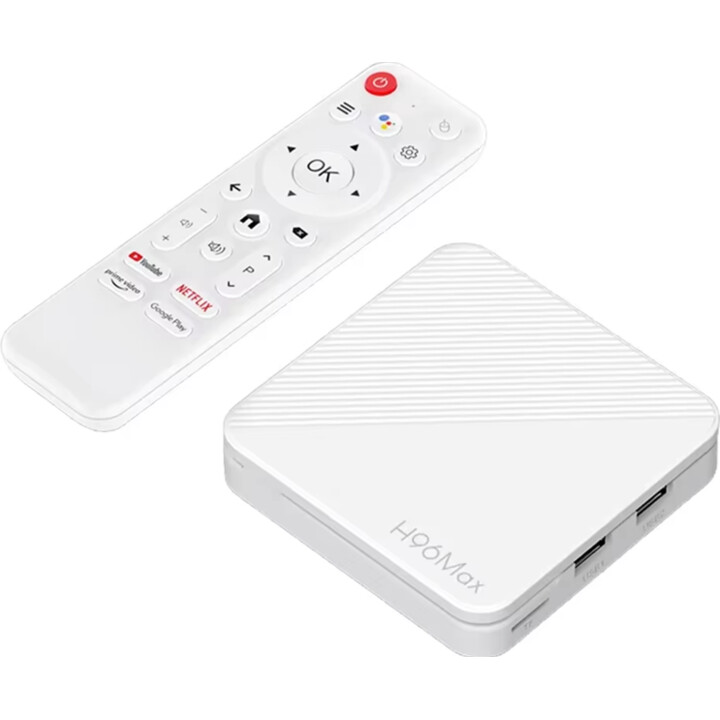 H96 Max H313 4K 2GB/16GB Android 14 Weiß - Android TV