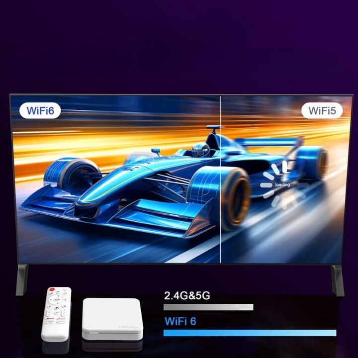 H96 Max H313 4K 2GB/16GB Android 14 Branco - Android TV