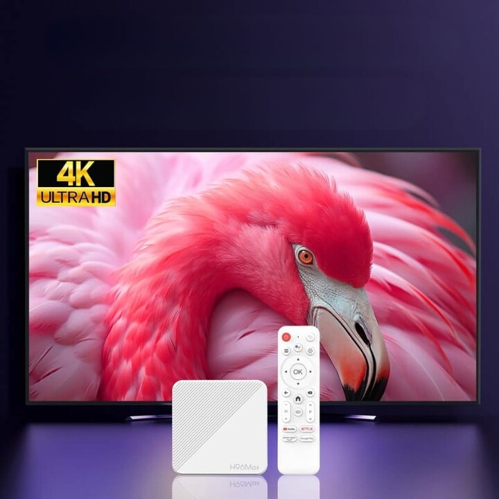 H96 Max H313 4K 2GB/16GB Android 14 Bianco - Android TV