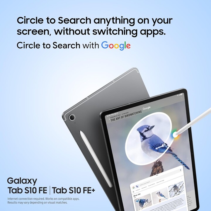 Samsung Galaxy Tab S10 FE+ Android Tablet, WiFi, 12+256GB, 13.1 Pantalla, S Pen incluida, Batería de larga duración, Gris