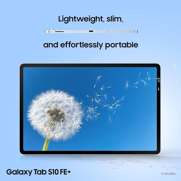 Samsung Galaxy Tab S10 FE+ Android Tablet, WiFi, 12+256GB, 13.1 Pantalla, S Pen incluida, Batería de larga duración, Gris