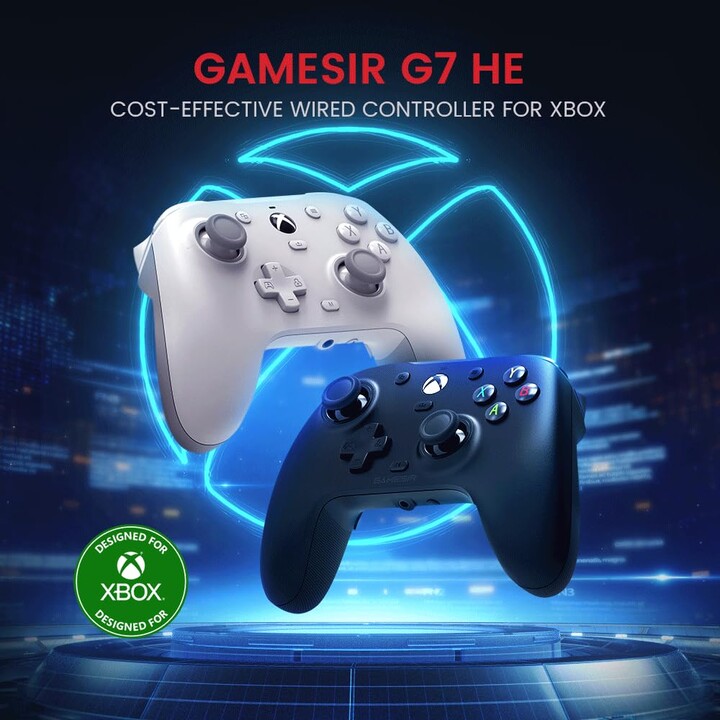 GameSir G7 HE White Controller - XBOX/PC Gamepad