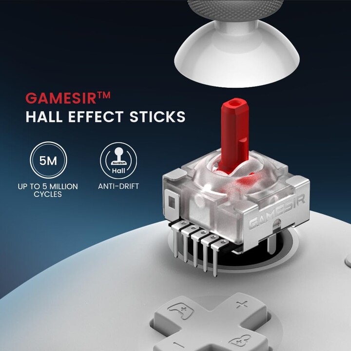 GameSir G7 HE White Controller - XBOX/PC Gamepad