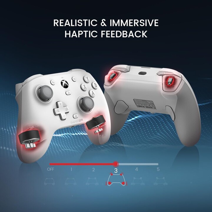 GameSir G7 HE White Controller - XBOX/PC Gamepad