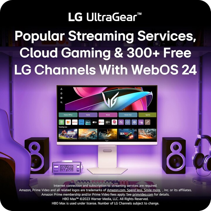 LG 32G810SA-W.AEU 32 Zoll 4K Ultra HD LED PC-Monitor – Schwarz