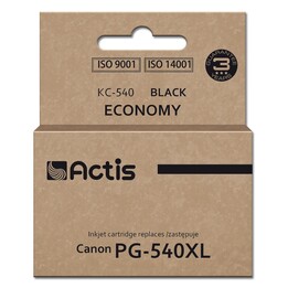 Inchiostro Actis KC-540 per stampante Canon (sostitutivo di Canon PG-540XL) Suprema, 22 ml, nero