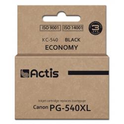 Actis Tinta KC-540 para impresora Canon (recambio Canon PG-540XL) Suprema, 22 ml, negra