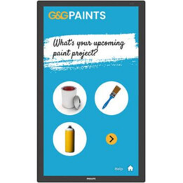 Philips 3000 Series 24bdl3751t/00 Interaktives Flachbildschirm-Signage-Display (60,5 cm (23,8 Zoll) LCD, WLAN, 250 cd/m² Full HD
