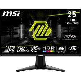 Msi Monitor Mag 255xf. 24.5" Ips Plano. 1920x1080 . 300hz. Negro