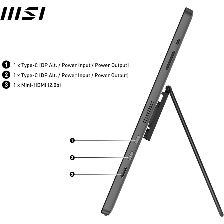 Monitor MSI PRO MP161DE E2 39,6 cm (15,6")