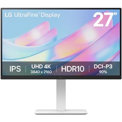 Monitor Profesional LG UltraFine 27US550-W 27'/ 4K/ Regulable en altura/ Blanco