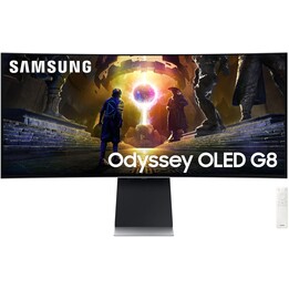 Samsung G8 Odyssey OLED S34DG850SU 34´ Curved Ultrawide Gaming Monitor/ WQHD/ 0.03ms/ 175Hz/ Multimedia/ Height Adjustable/