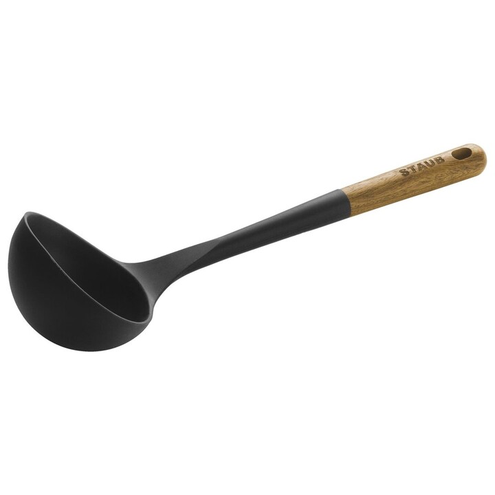 Staub Silicone Soup Ladle Spoon Black
