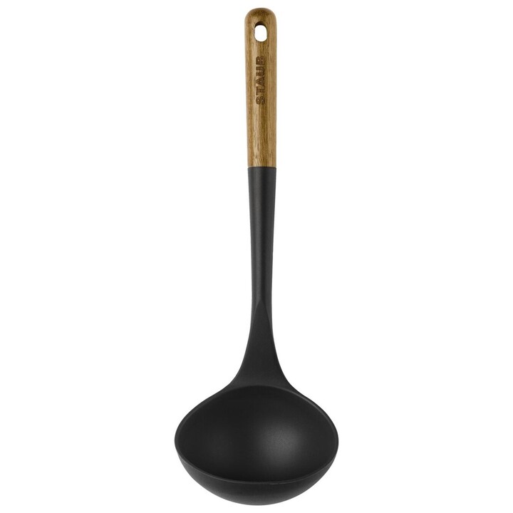 Staub Silicone Soup Ladle Spoon Black