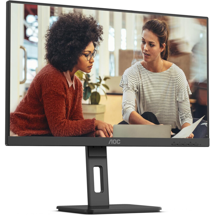 Monitor AOC 24E3QAF, Altura ajustável, FHD de 24 polegadas
