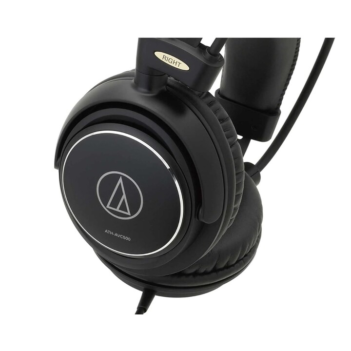 Fone de ouvido dinâmico de áudio Technica ATH-AVC500 fones de ouvido com fio