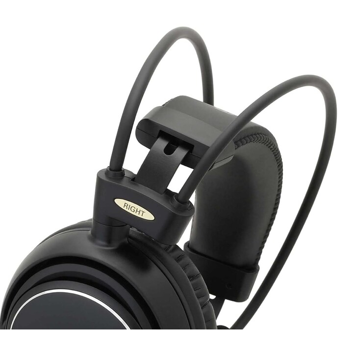 Fone de ouvido dinâmico de áudio Technica ATH-AVC500 fones de ouvido com fio