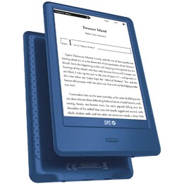 SPC Dickens Light 2 Pro, 8GB, USB-C, Lector de libros electrónicos con una pantalla táctil anti-Glare giratoria, cielo profundo
