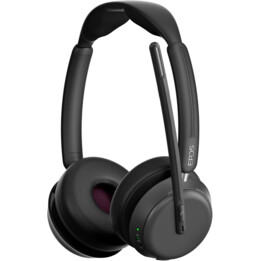 EPOS Impact 1060 Auriculares de oficina inalámbrica de doble oreja con micrófono con micrófono