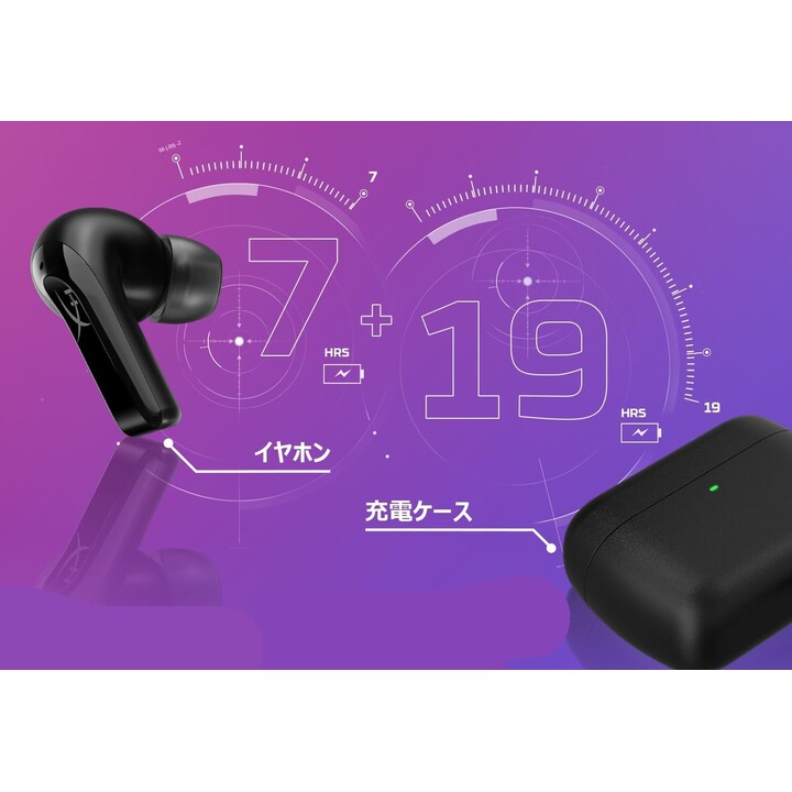 Hyperx Cloud Mix Buds 2 Annulation du bruit True Wireless Earbuds Bluetooth Ultra Low