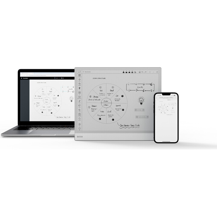 Onyx BOOX Note Max 13.3, A4 sized E-ink Tablet Android 6GB RAM 128GB ROM 300dpi, Gray