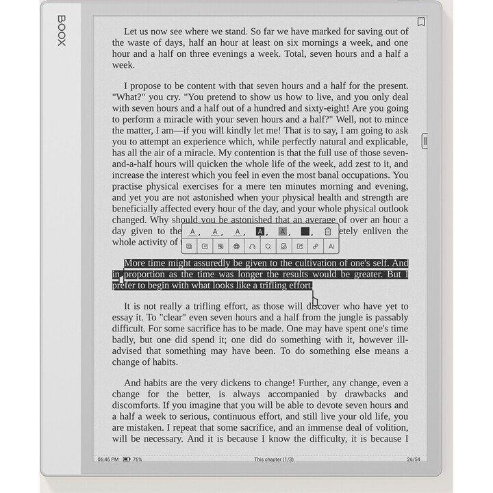 Onyx BOOX Note Max 13.3, A4 sized E-ink Tablet Android 6GB RAM 128GB ROM 300dpi, Gray