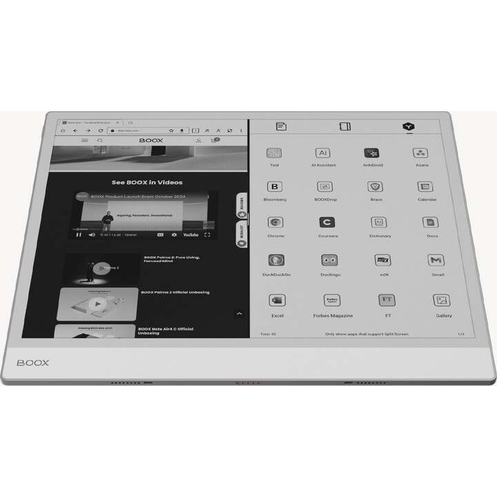 Onyx BOOX Note Max 13.3, A4 sized E-ink Tablet Android 6GB RAM 128GB ROM 300dpi, Gray