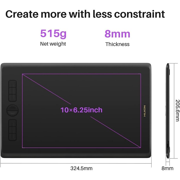 Huion Inspiroy H610X Grafiktablett