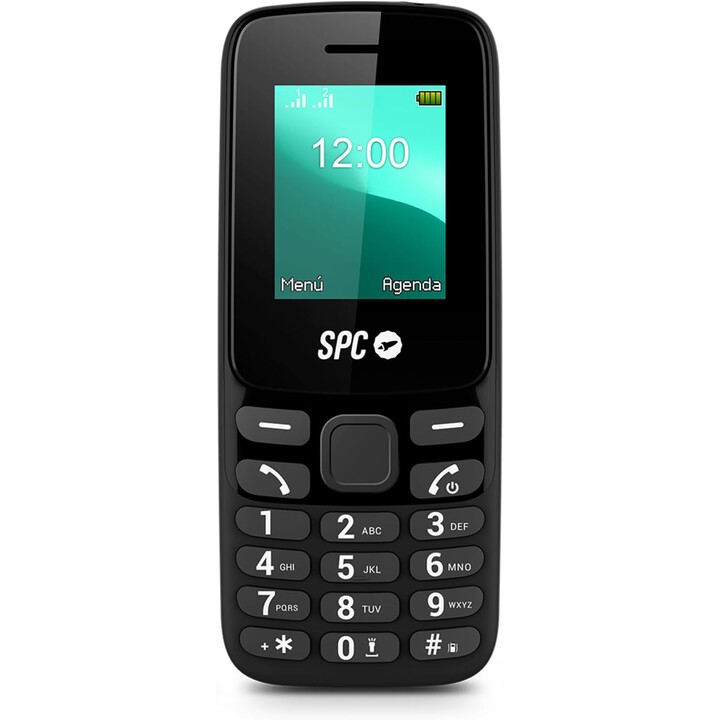 Teléfono Móvil SPC Talk 2 Go para Personas Mayores/ Negro