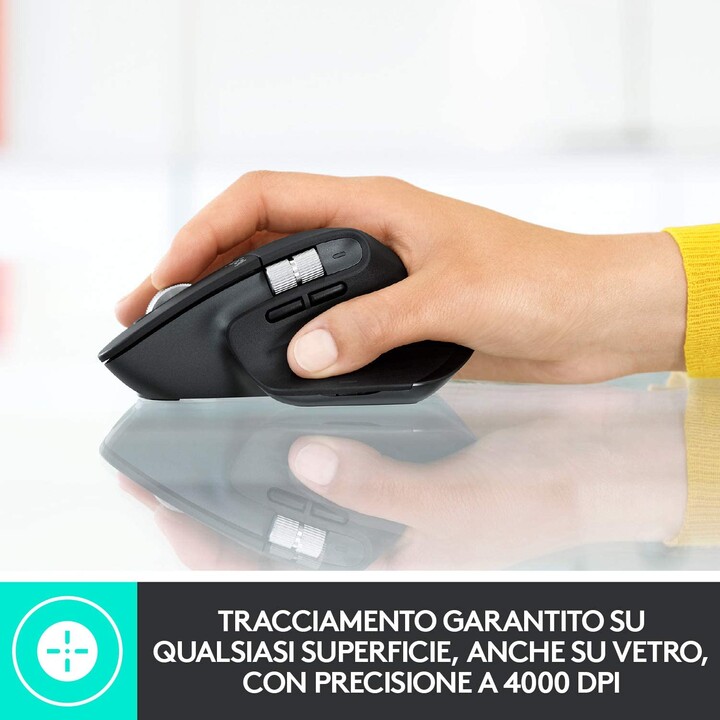 MOUSE LOGITECH BLUETOOTH LASER MX MASTER 3 GRAPHITE