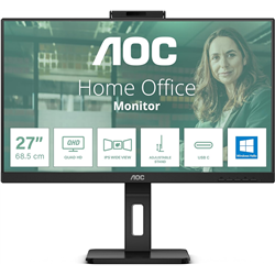 AOC Q27p3QW 27 \ "2K QHD IPS Webcam, Black