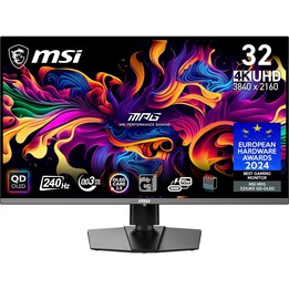 Msi Mpg 321urx Qd-oled Pantalla Para Pc 80 Cm (31.5") 3840 X 2160 Pixeles 4k Ultra Hd Qdoled Negro