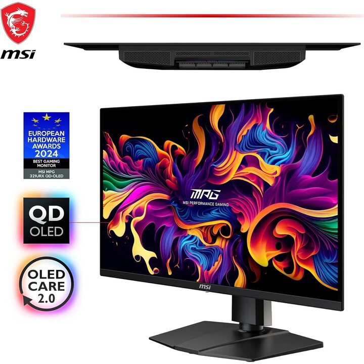 Msi Mpg 321urx Qd-oled Pantalla Para Pc 80 Cm (31.5") 3840 X 2160 Pixeles 4k Ultra Hd Qdoled Negro