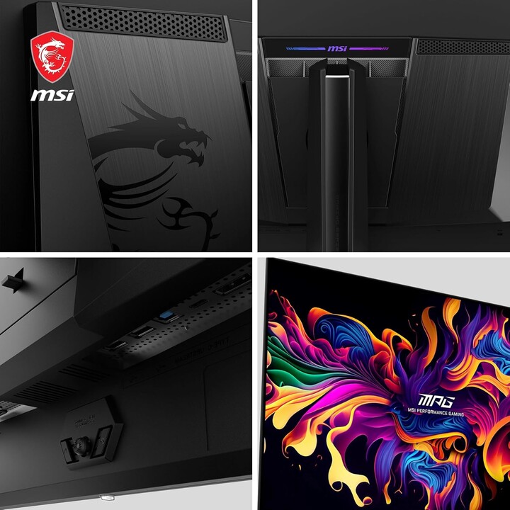 Msi Mpg 321urx Qd-oled Pantalla Para Pc 80 Cm (31.5") 3840 X 2160 Pixeles 4k Ultra Hd Qdoled Negro