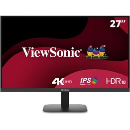 ViewSonic VA2708-4K-HD 27" 4K UHD SuperClear Moniteur IPS LED avec HDMI, DisplayPort, 60Hz, HDR10 Noir