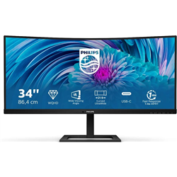 Philips Curved Monitor 346E2CUAE/00 34 \ "1500R, WQHD, 100 Hz, 1 ms, VA, sincronización adaptativa