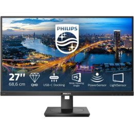 Philips 276b1 27" Monitor (QHD, HDMI, DisplayPort, USB-C, RJ45, USB-Hub, 2560 x 1440, 75 Hz, Freesync)