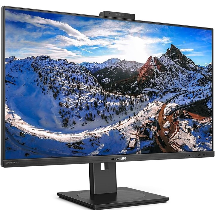 Monitor Philips P Line 326P1H 31,5" LED, Cámara web, USB-C, Negro
