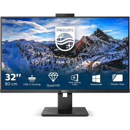 Monitor LED Philips P Line 326P1H 31,5", webcam, USB-C, preto