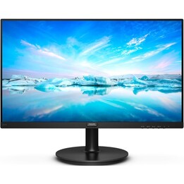 Monitor Philips 221V8/00 22", FHD, 75 Hz, VA, sin parpadeo, VESA (1920x1080, 200 CD/m², D-Sub, HDMI), negro