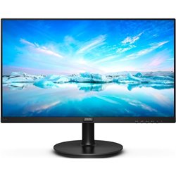 Philips 221v8/00 22 \ "FHD 75HZ VA Monitor sem lisca (1920 x 1080, 200 cd/m², D-Sub, HDMI), Black
