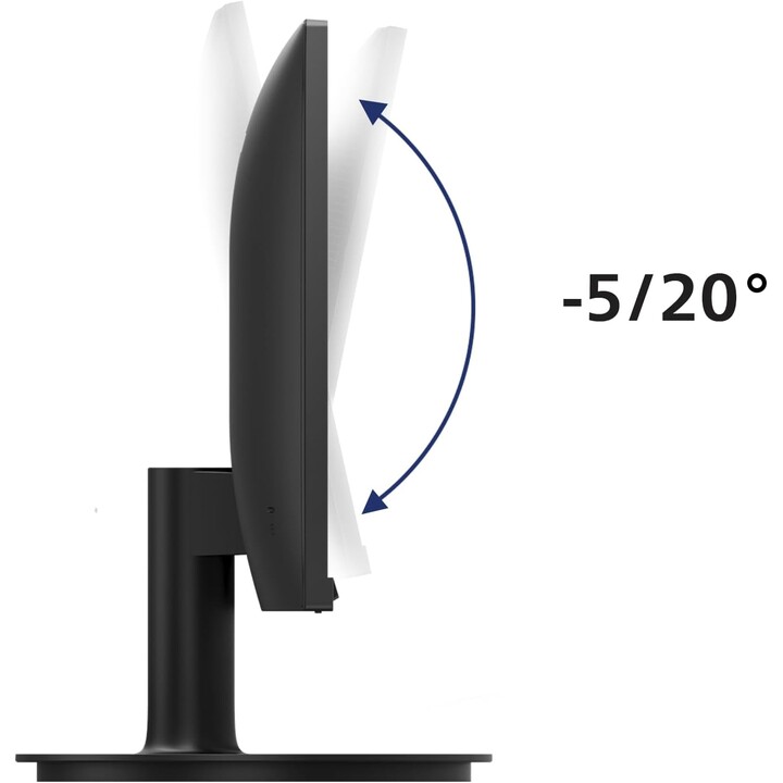 Monitor Philips 221V8/00 22", FHD, 75 Hz, VA, sin parpadeo, VESA (1920x1080, 200 CD/m², D-Sub, HDMI), negro