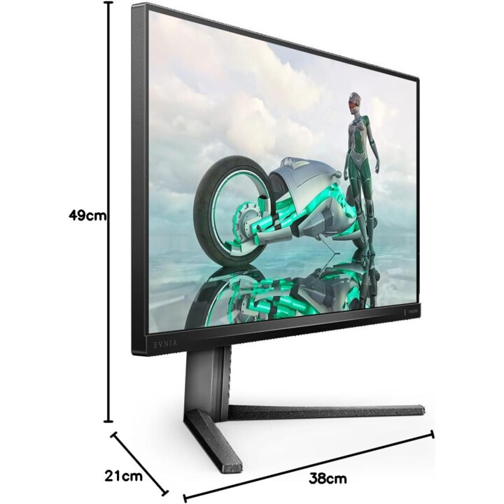 Philips Monitor Gamer 25M2N3200W FHD da 25", 240 Hz, 1 ms GtG, FreeSync Premium, grigio scuro