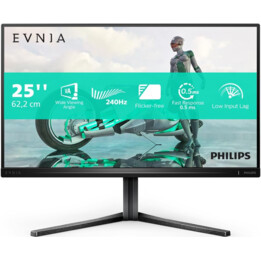 Philips Monitor Gamer 25M2N3200W FHD da 25", 240 Hz, 1 ms GtG, FreeSync Premium, grigio scuro